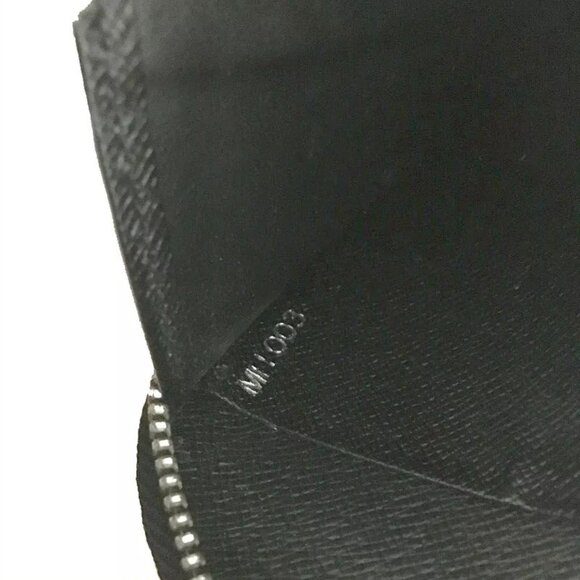 470258BA (L3) Louis Vuitton Wallet Long Organizer Ardoise Taiga Leather - Picture 8 of 10